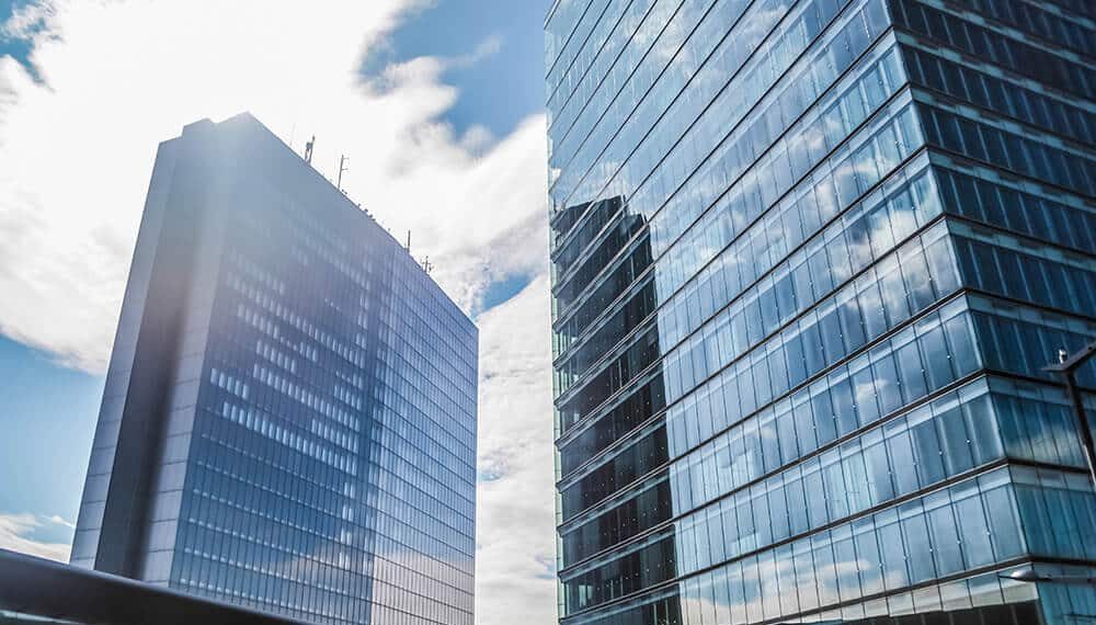 windows skyscraper business reflect office, Corporate building